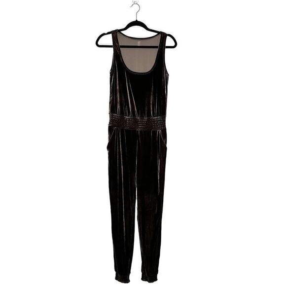 Commando Velvet Tank Jumpsuit Women's Brown Size Small - Picture 2 of 6